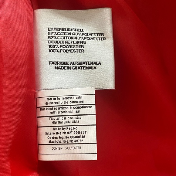 DKNY Women's Red Trench Coat - Picture 3 of 3